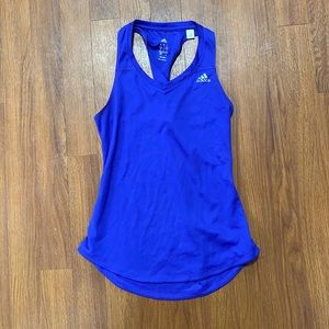 Adidas twist back tank top